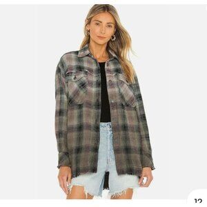 Free people Anneli Plaid overshirt , Size XS